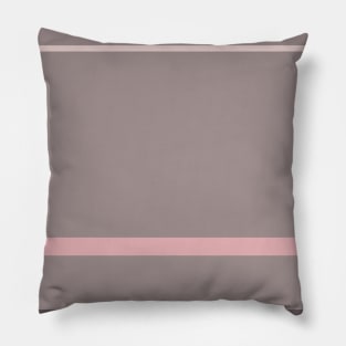 A gorgeous arrangement of Wenge, Grey, Lotion Pink and Soft Pink stripes. Pillow