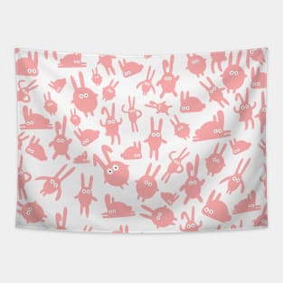 Pink bunnies Tapestry