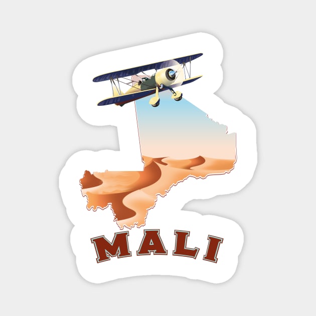 Mali Travel poster Magnet by nickemporium1