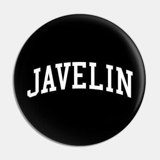Javelin Thrower Track and Field Coach Throwing Coach Pin