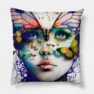 Butterfly Princess No. 2: Perfection is Overrated Pillow