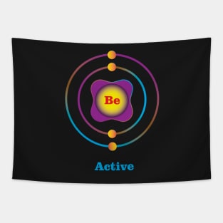 4 - Be - Beryllium: Be Active Tapestry