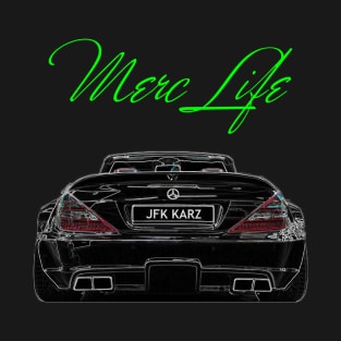 Merc Life SL Sport Car Rear End T-Shirt