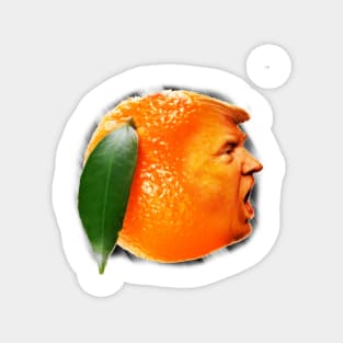 Here comes the orange people. Magnet