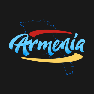 Armenia - Armenian Flag - Armenia Map T-Shirt