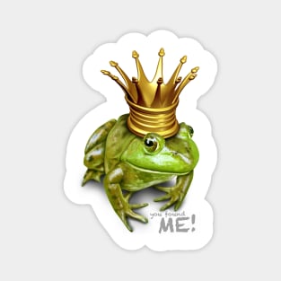 Frog with crown Magnet