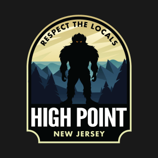 High Point New Jersey Bigfoot Sasquatch T-Shirt