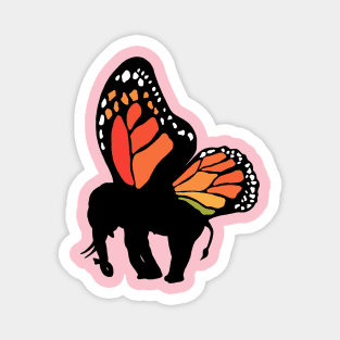 Elephant with wings Magnet