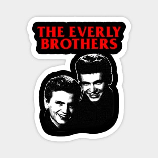 The Everly Brothers - Engraving Magnet