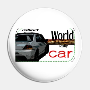 World rally car Pin