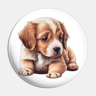 dog puppy cute sticker Pin