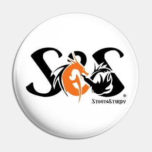 S&S dragon logo Tshirt Pin