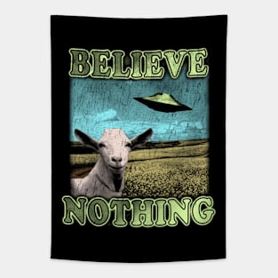 Believe Nothing Tapestry