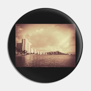 Vintage Photo Of Hawaii Beach Pin