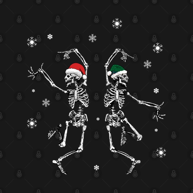 Skeleton Merry Christmas by little.tunny