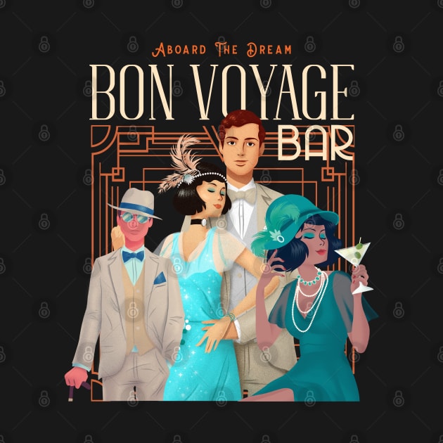 Bon Voyage Bar Abroad the Dream Cruise Ship by Joaddo