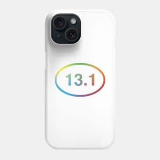 13.1 Miles Half Marathon Running Race Distance Rainbow Phone Case