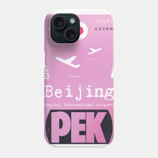 PEK Beijing airport code G-wow Phone Case