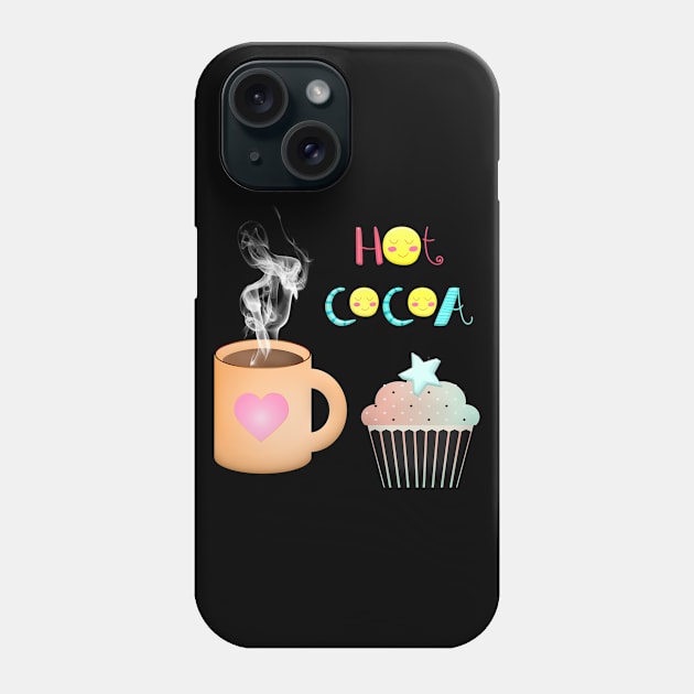 Christmas Hot Cocoa & Cup Cake Phone Case by holidaystore