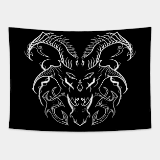 DEMON MASK Tapestry