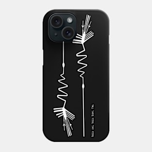 The Heron Bird, Nazca Lines, Peru Phone Case