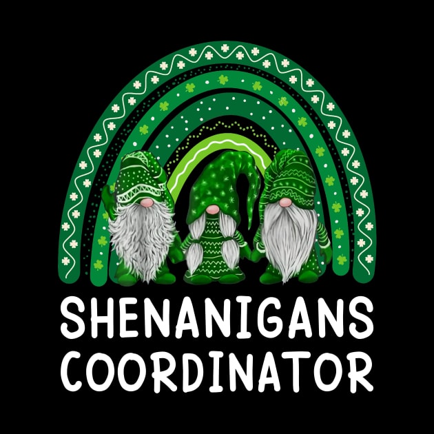 Shenanigans Coordinator Gnomies Rainbow Shamrock St Patricks Day by Jenna Lyannion