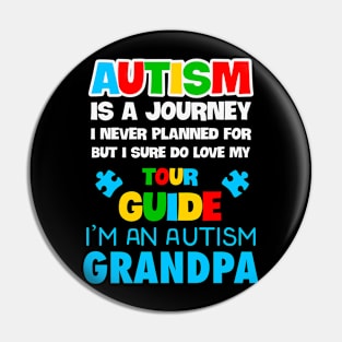 Autism is a journey i never planned Autism Awareness Gift for Birthday, Mother's Day, Thanksgiving, Christmas Pin