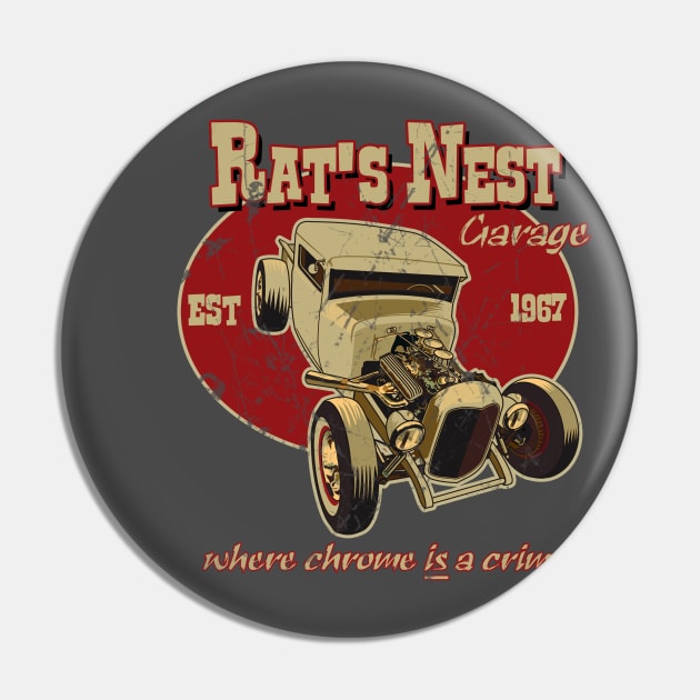 Rat's Nest Garage Pin by Limey_57