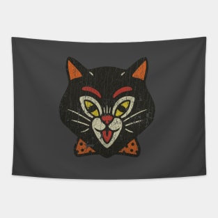 1950s Halloween Cat Tapestry