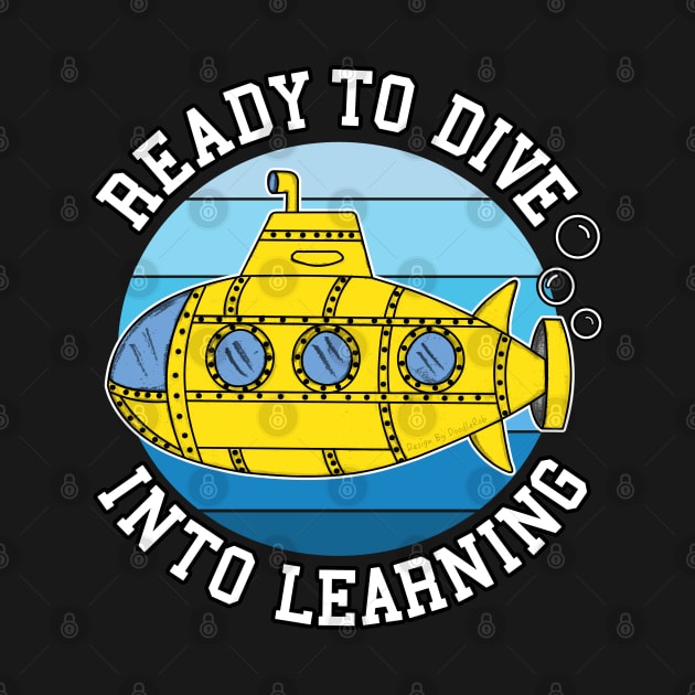 School Submarine Ready To Dive Into Learning by doodlerob