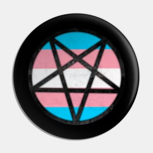 Trans Pentagram Pin