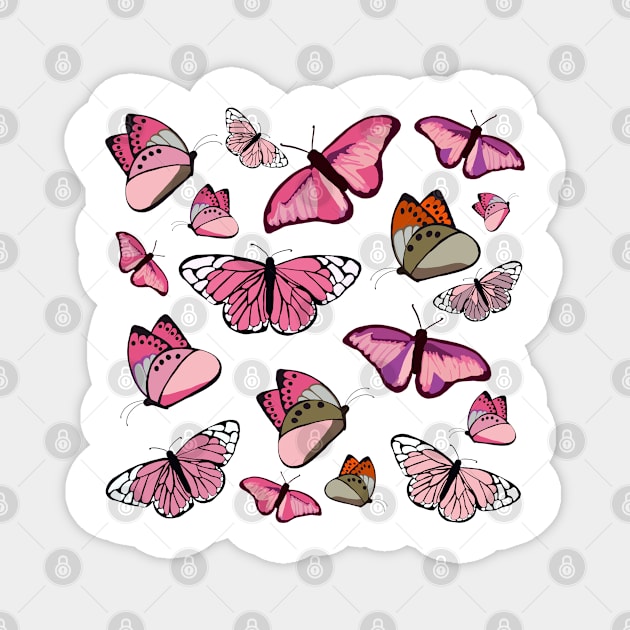 Butterflies Magnet by smoochugs