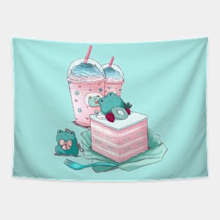 Froggy Cafe Tapestry