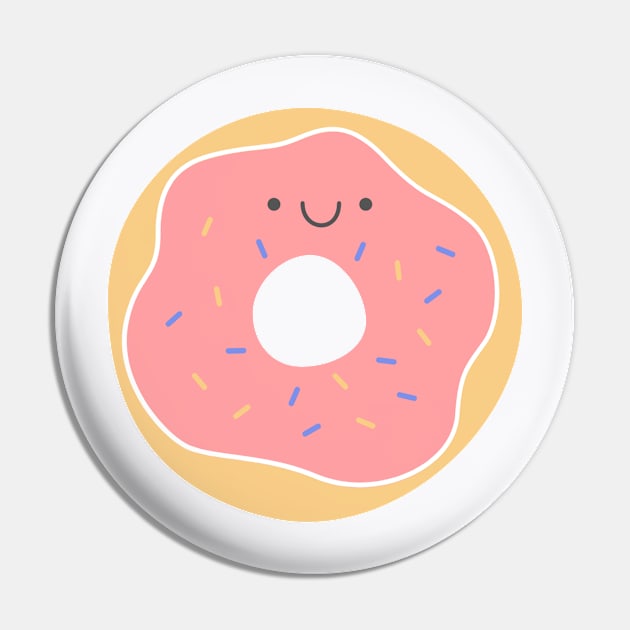 Cute Donut Pin by Tanoshisa