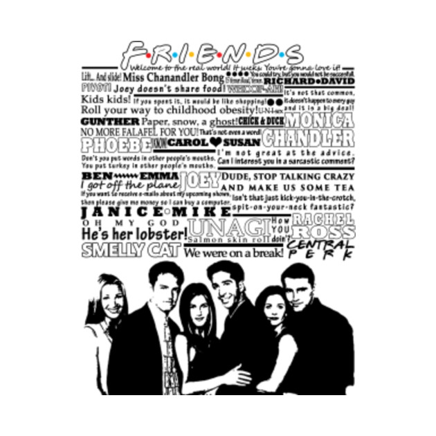 F.R.I.E.N.D.S Friends TShirt TeePublic