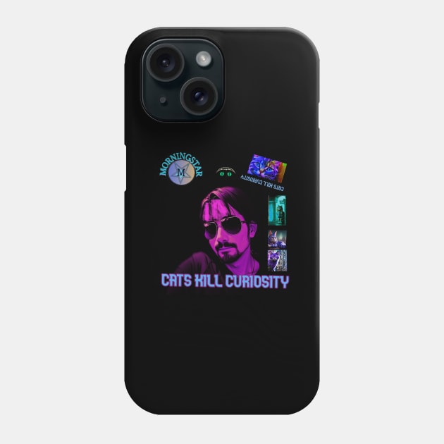 Morningstar - Cats Kill Curiosity Album Phone Case by Erik Morningstar 