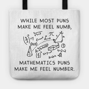 Mathematics Puns Tote