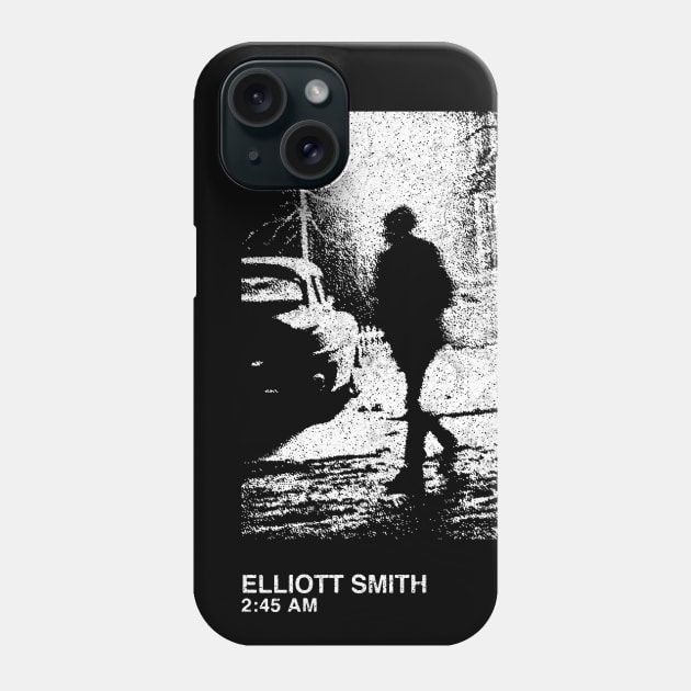 Elliott Smith / 2:45am / Minimalist Graphic Artwork Design Phone Case by saudade