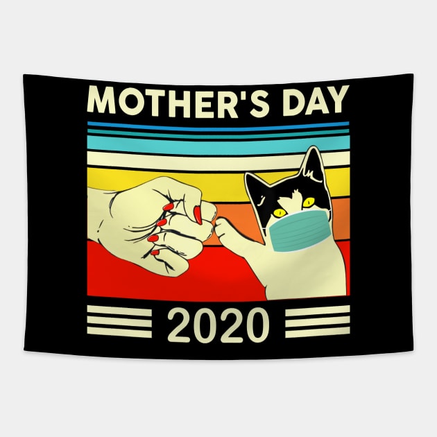 Mother Day 2020 Mommy Funny Best Cat Mom Gift Tapestry by KiraT