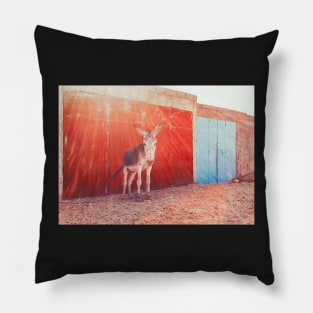 Donkey Portrait Pillow
