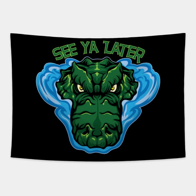 See ya Later Alligator Tapestry by Designs by Darrin