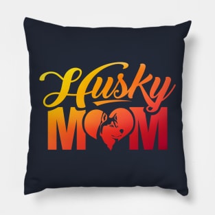 'Husky Mom' Pretty Pet Dog Gift Pillow