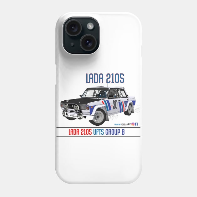 Lada 2105 VFTS Group B Front 01 Phone Case by PjesusArt