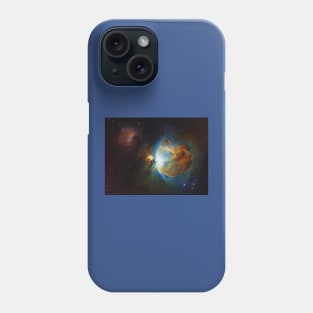 Deep space objects Orion (M42) and Running Man Nebula in the constellation Orion Phone Case