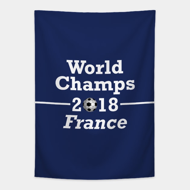 World Champs 2018 France Tapestry by maubunt