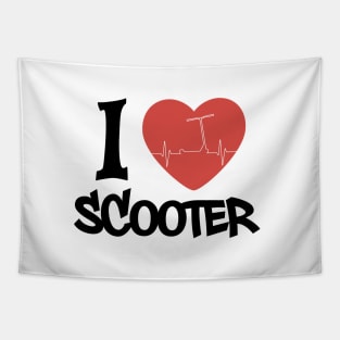 Stunt scooter: I LOVE SCOOTER Tapestry