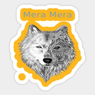 Mera Mera no mi Sticker by MangaSmart