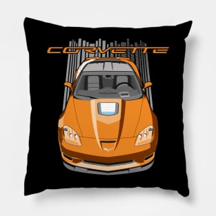 Corvette C6 ZR1 - Orange Pillow