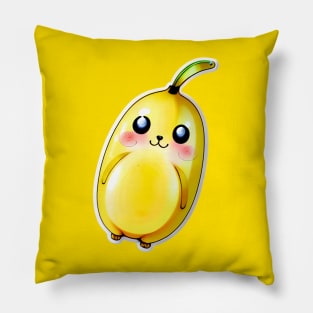 Bubbly Bunchkins - The Kawaii Banana Adventure Pillow