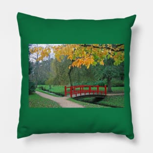 Red Bridge, Bournemouth Gardens Pillow